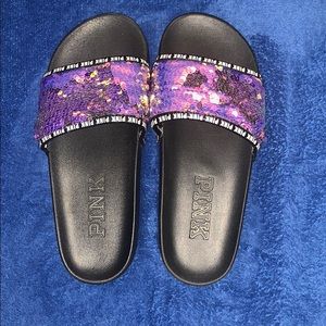 Pink Victoria secret slides